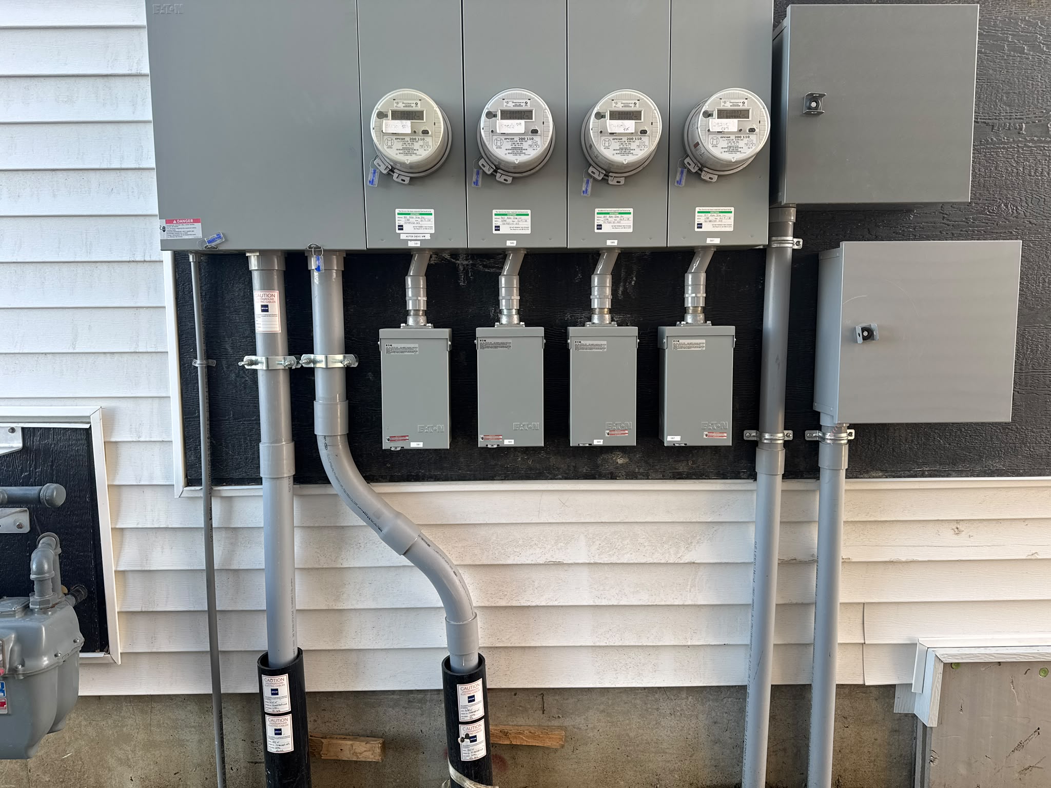 Commercial electrical installation